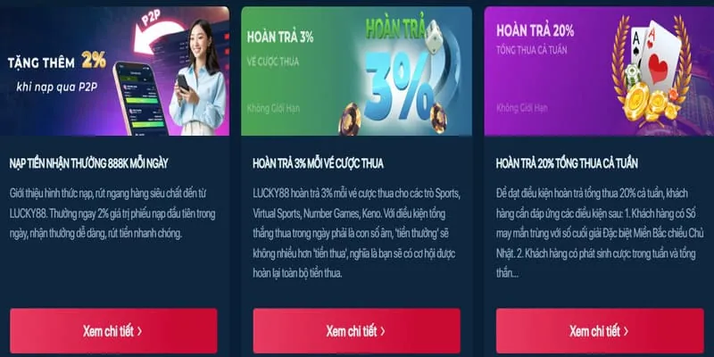 Tận dụng tính năng Bonus